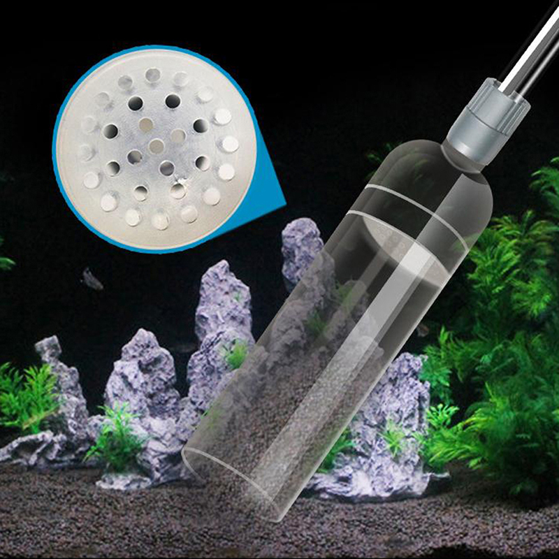 Marine Aquarium Water Change - 1Pc Semi-automatic Aquarium Clean Vacuum Water
