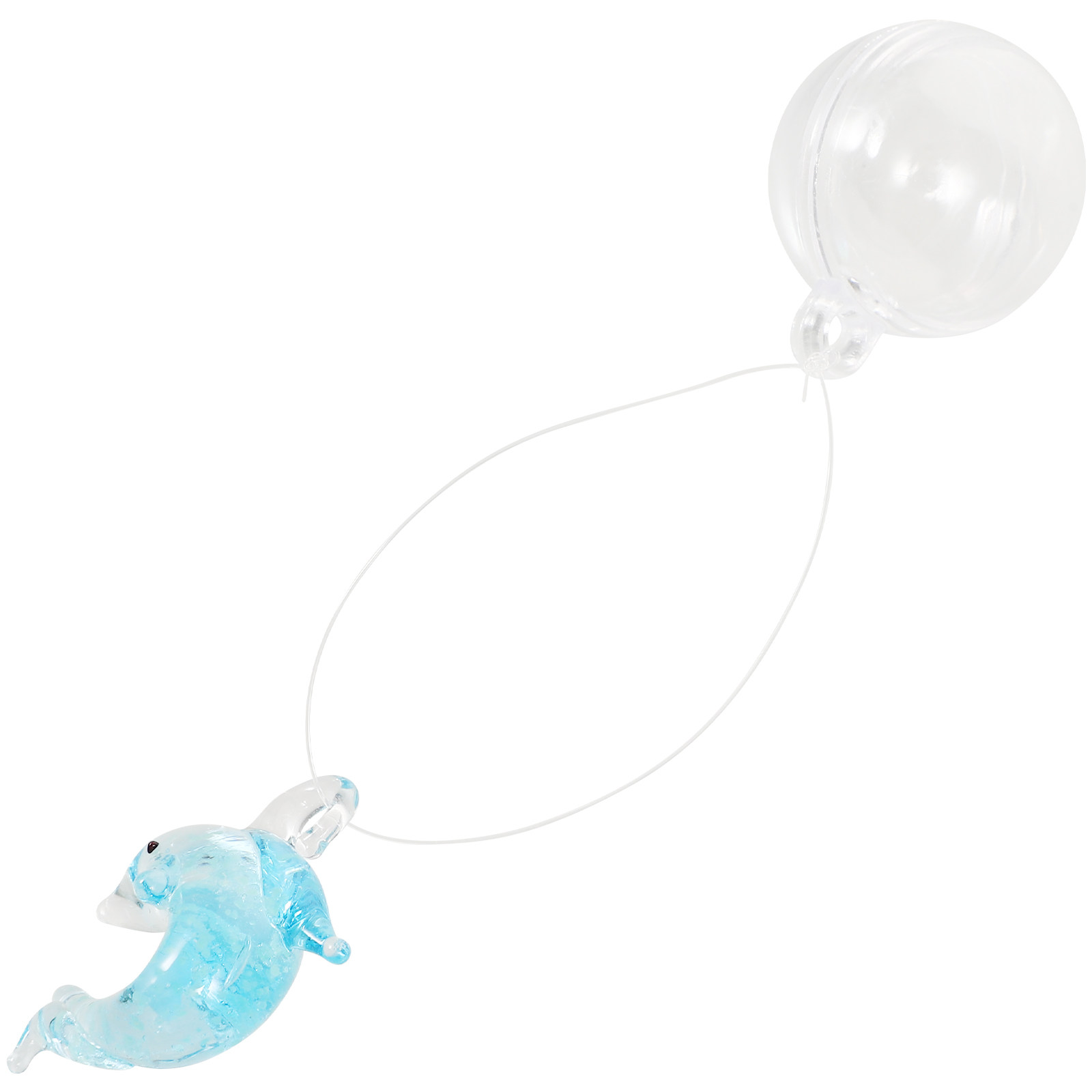 Marine Aquarium Design - Glass Dolphin Aquarium Ornament Floating Decor