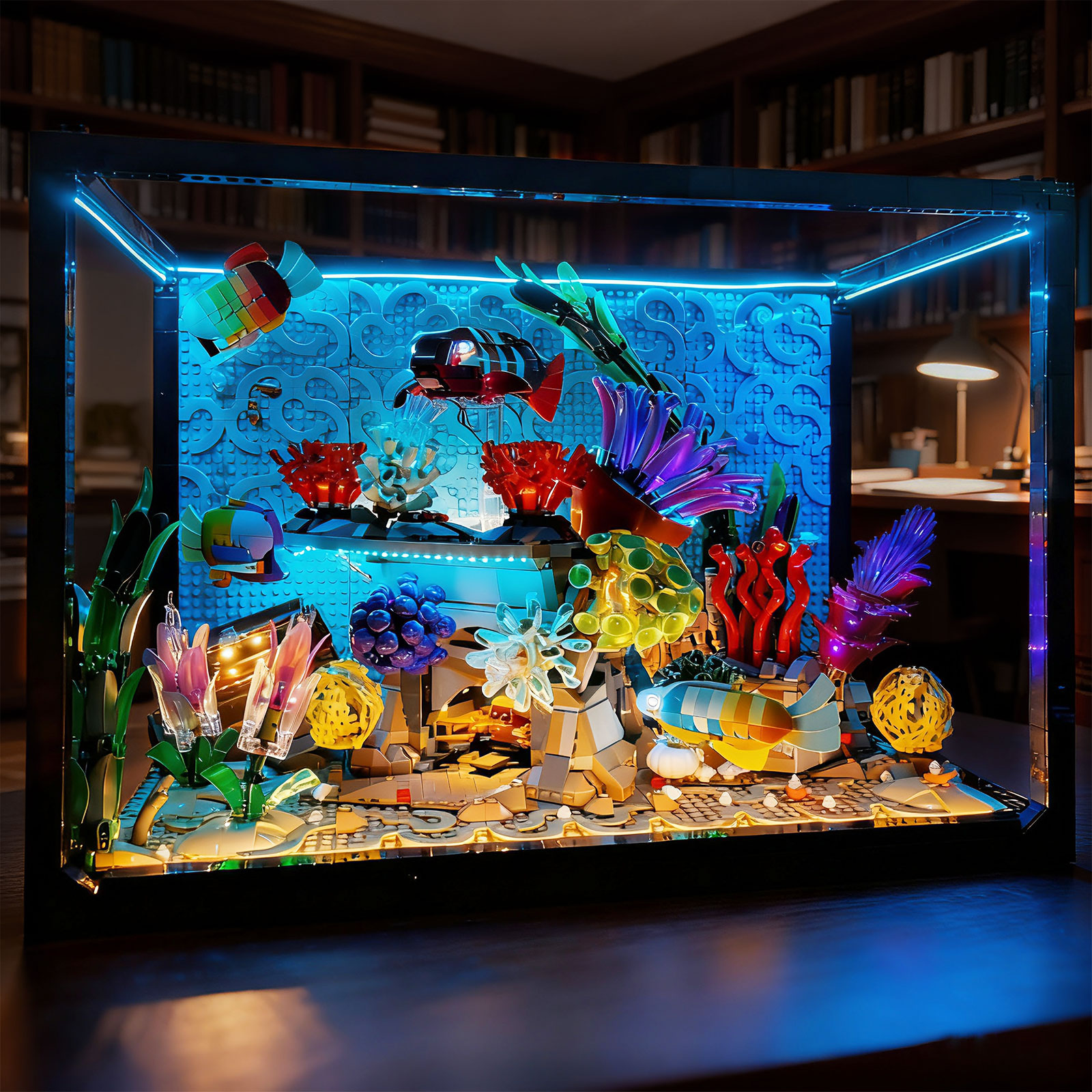 Aquarium Marine Lights - LYBMTWF LED Lighting Kit Compatible with