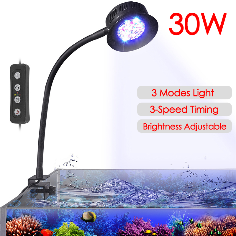 Aquarium Marine Lights - 30W Aquarium Fish Tank Sea Water