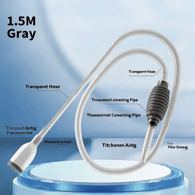 Marine Aquarium Water Change - Manual Semi Aquarium Siphon Vacuum Cleaner