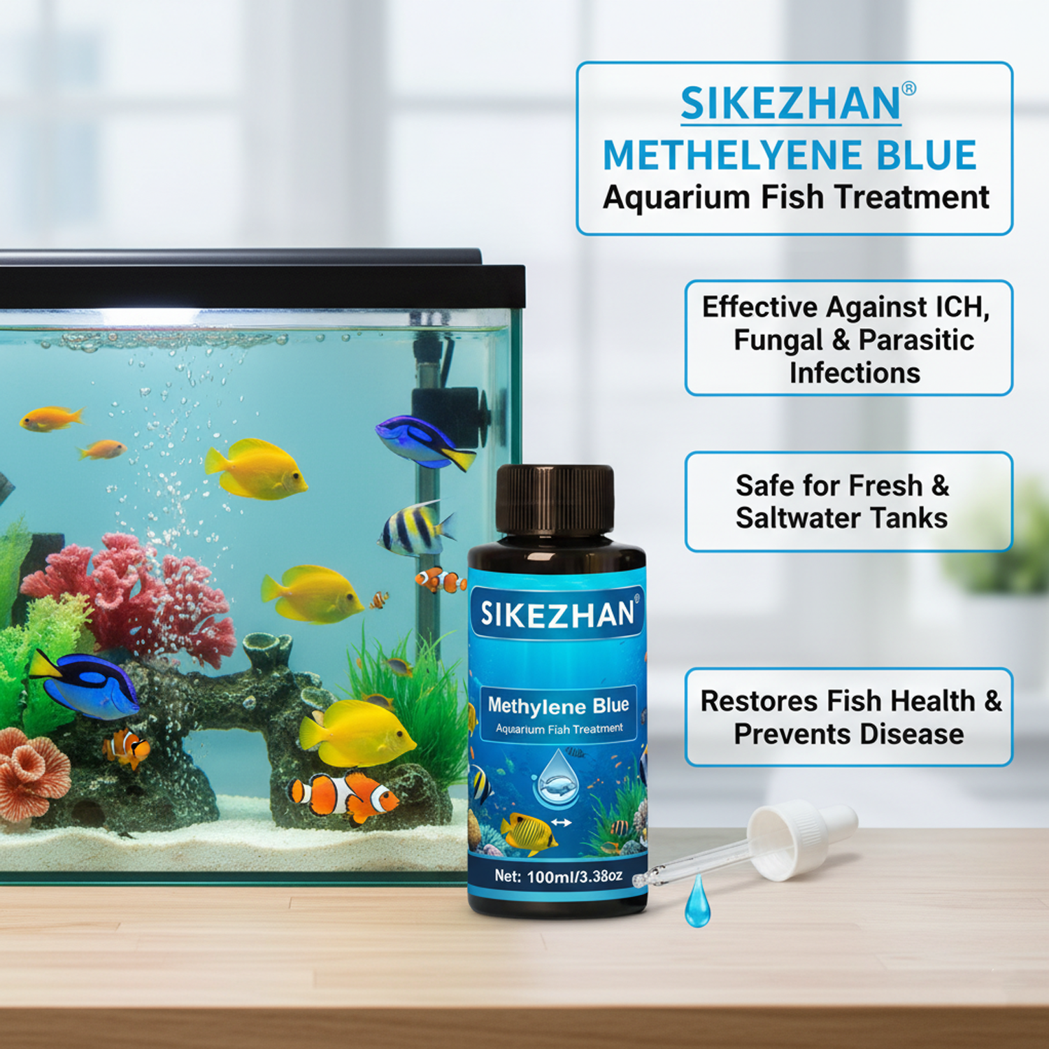 Methylene Blue Solution Aquari - Aquarium Marine Salt recensione e prezzo