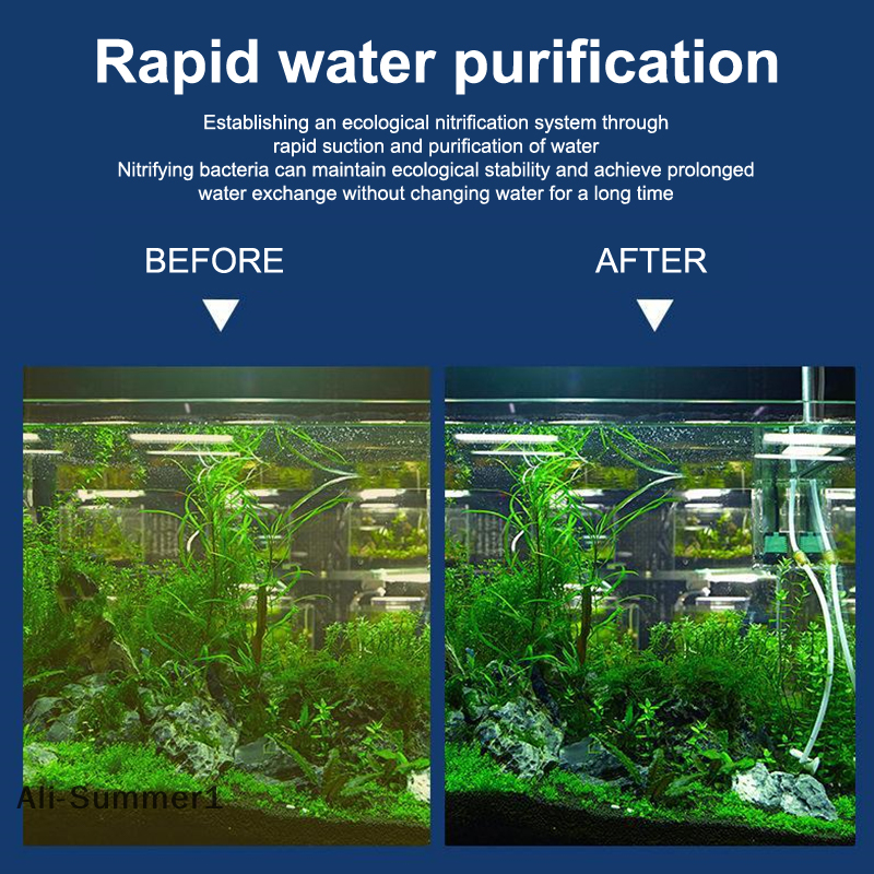【E】3 In 1 Aquarium Filter Pump - Marine Aquarium Water Change recensione e prezzo