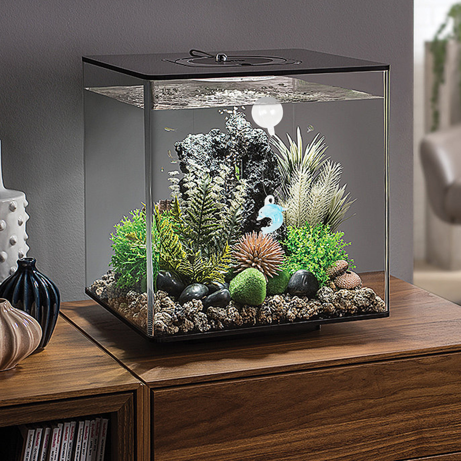 Glass Dolphin Aquarium Ornamen - Marine Aquarium Design recensione e prezzo