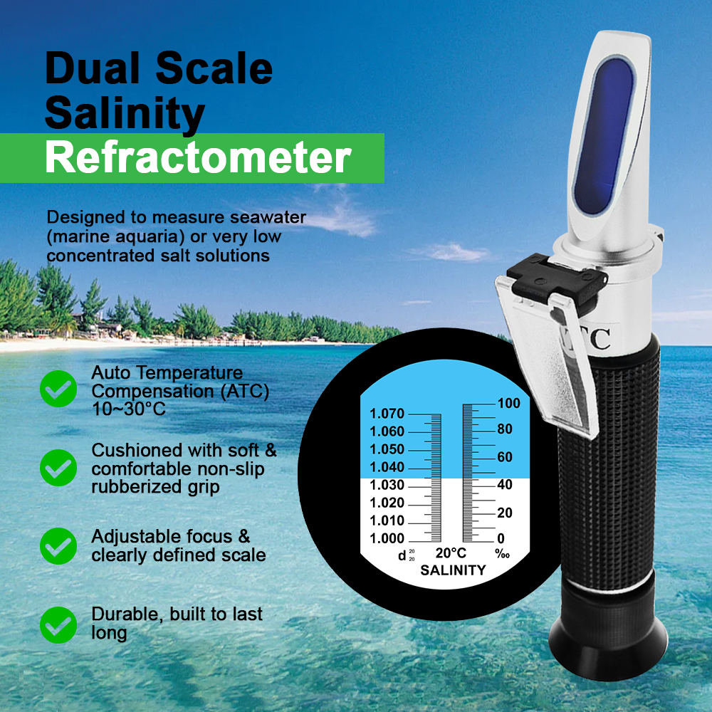 Professional Salinity Refracto - Aquarium Marine Salt recensione e prezzo