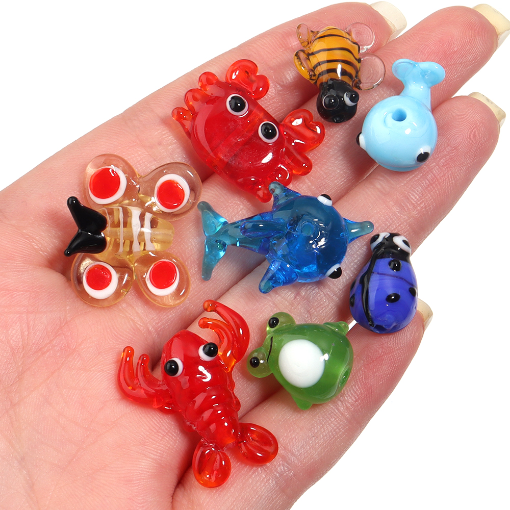 2Pcs Glass Pendant Marine Anim - Marine Aquarium Decorations recensione e prezzo