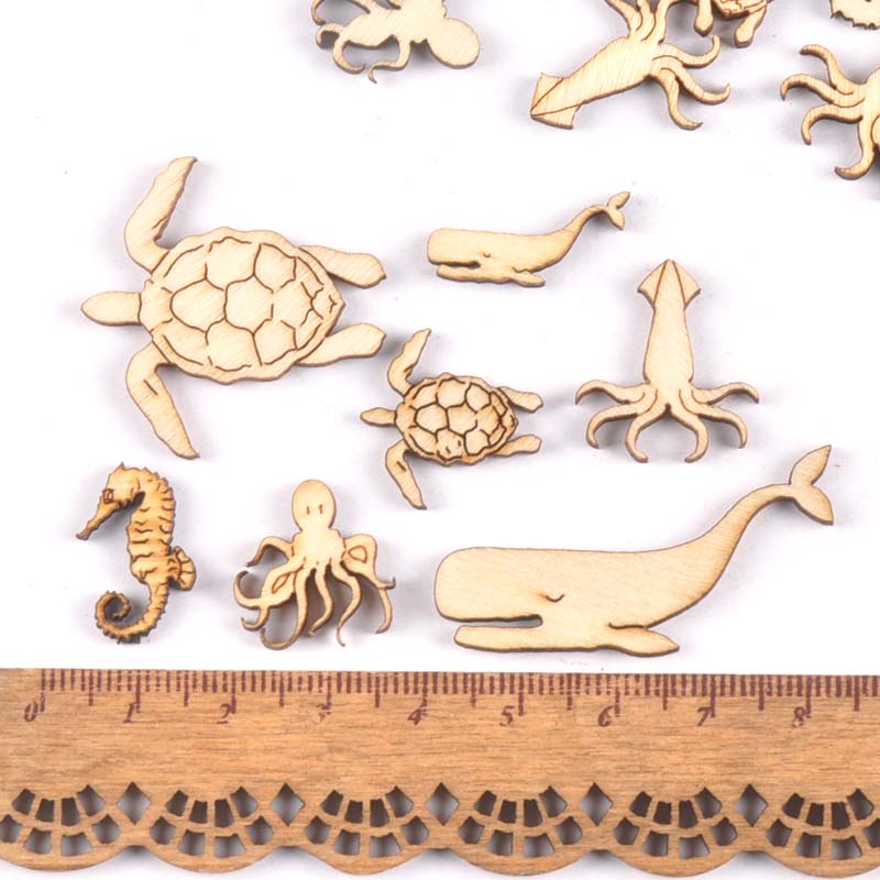 20Pcs 25-40mm Sea Turtle/horse - Marine Aquarium Decorations recensione e prezzo