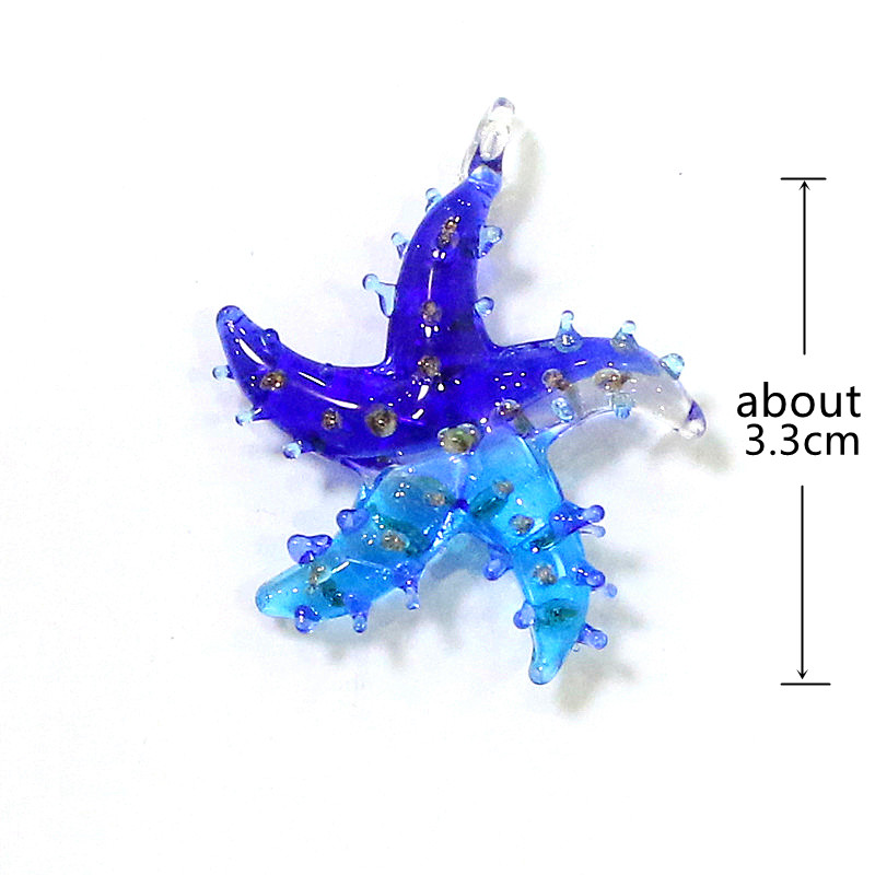 Mini Glass Starfish Pendant Co - Aquarium And Marine recensione e prezzo