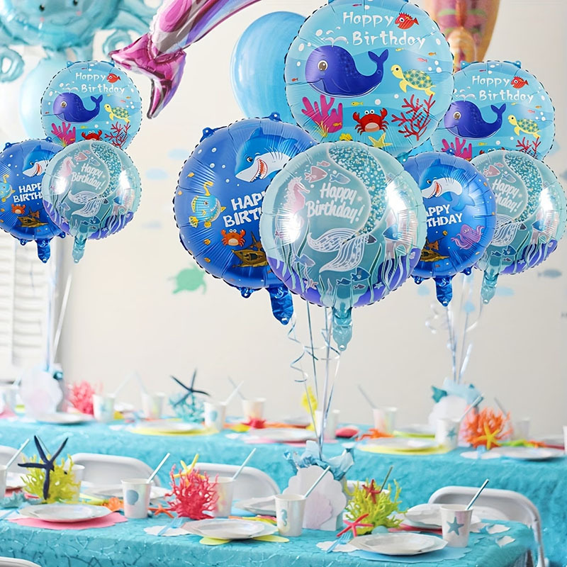 6pcs Ocean Theme Party Balloon - Marine Aquarium Decorations recensione e prezzo