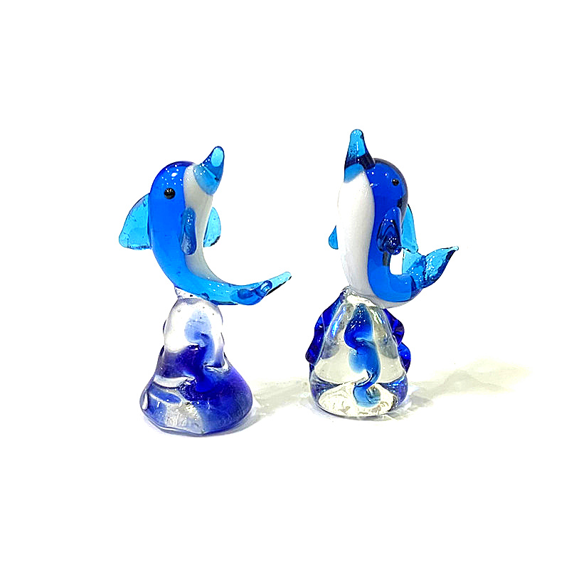 Handmade Mini Glass Dolphin Fi - Marine Aquarium Design recensione e prezzo