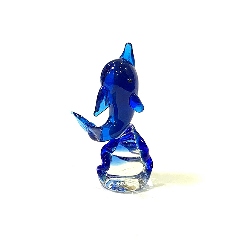 Handmade Mini Glass Dolphin Fi - Marine Aquarium Design recensione e prezzo