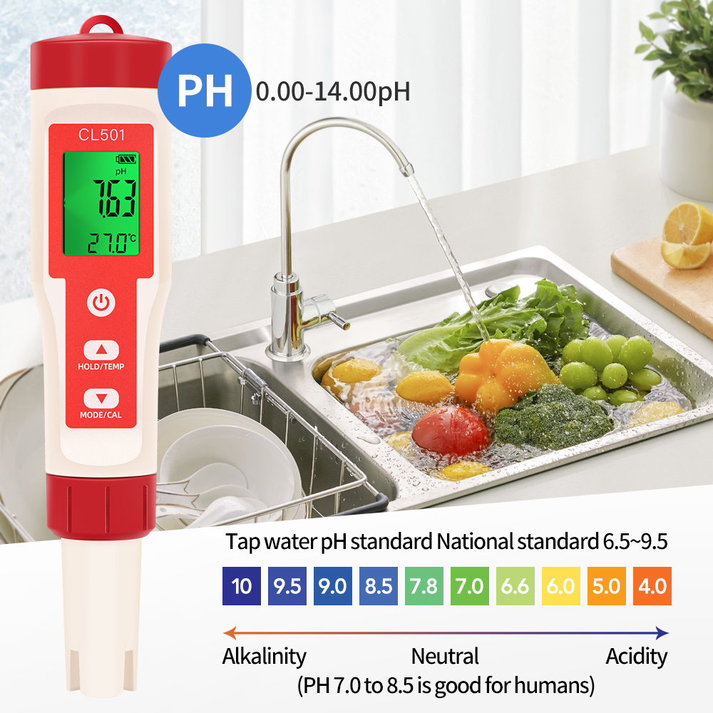 PH/CL2/H2/ORP/Temperature Mete - Marine Aquarium Water Analyzer recensione e prezzo