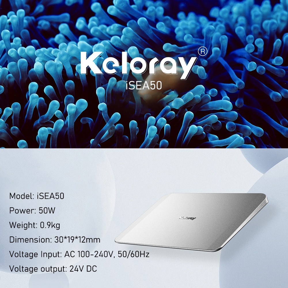Keloray iSEA50 50W Fanless Ful - Aquarium Marine Lights recensione e prezzo