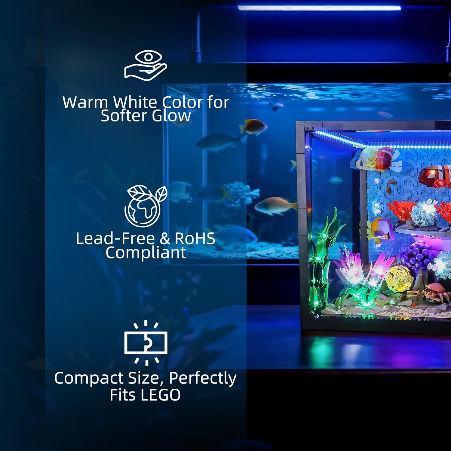 Hprosper LED Light for lego 10 - Aquarium Marine Lights recensione e prezzo