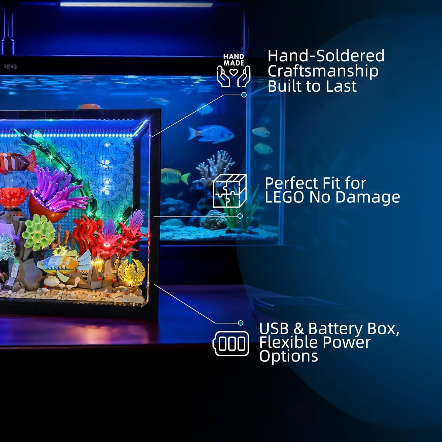 Hprosper LED Light for lego 10 - Aquarium Marine Lights recensione e prezzo
