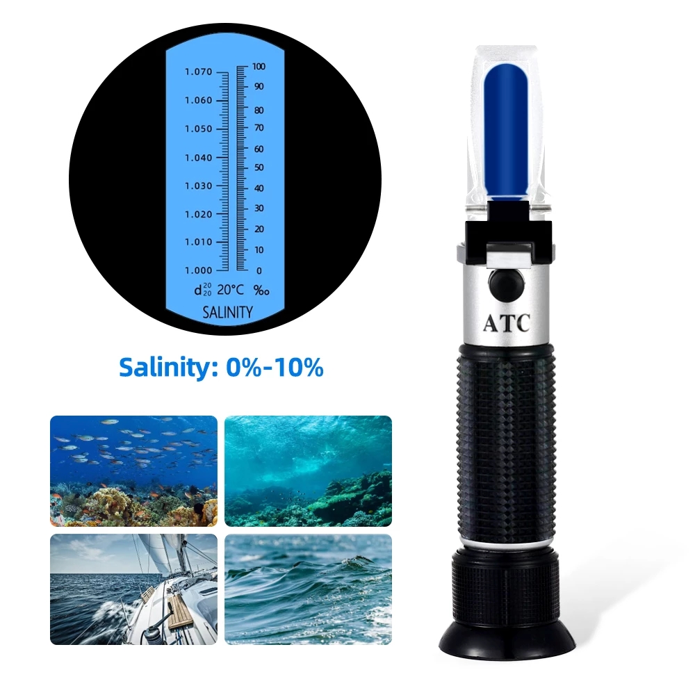 Salinity Refractometer 0-10% 1 - Aquarium Marine Salt recensione e prezzo