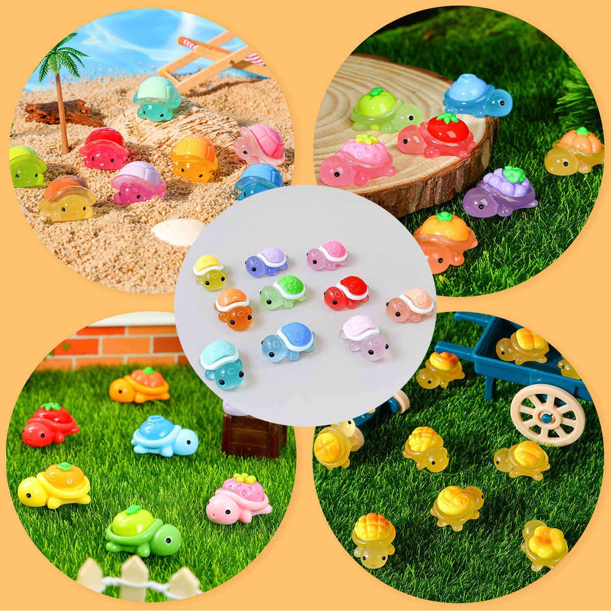 Mini Ocean Resin Turtle Animal - Marine Aquarium Decorations recensione e prezzo