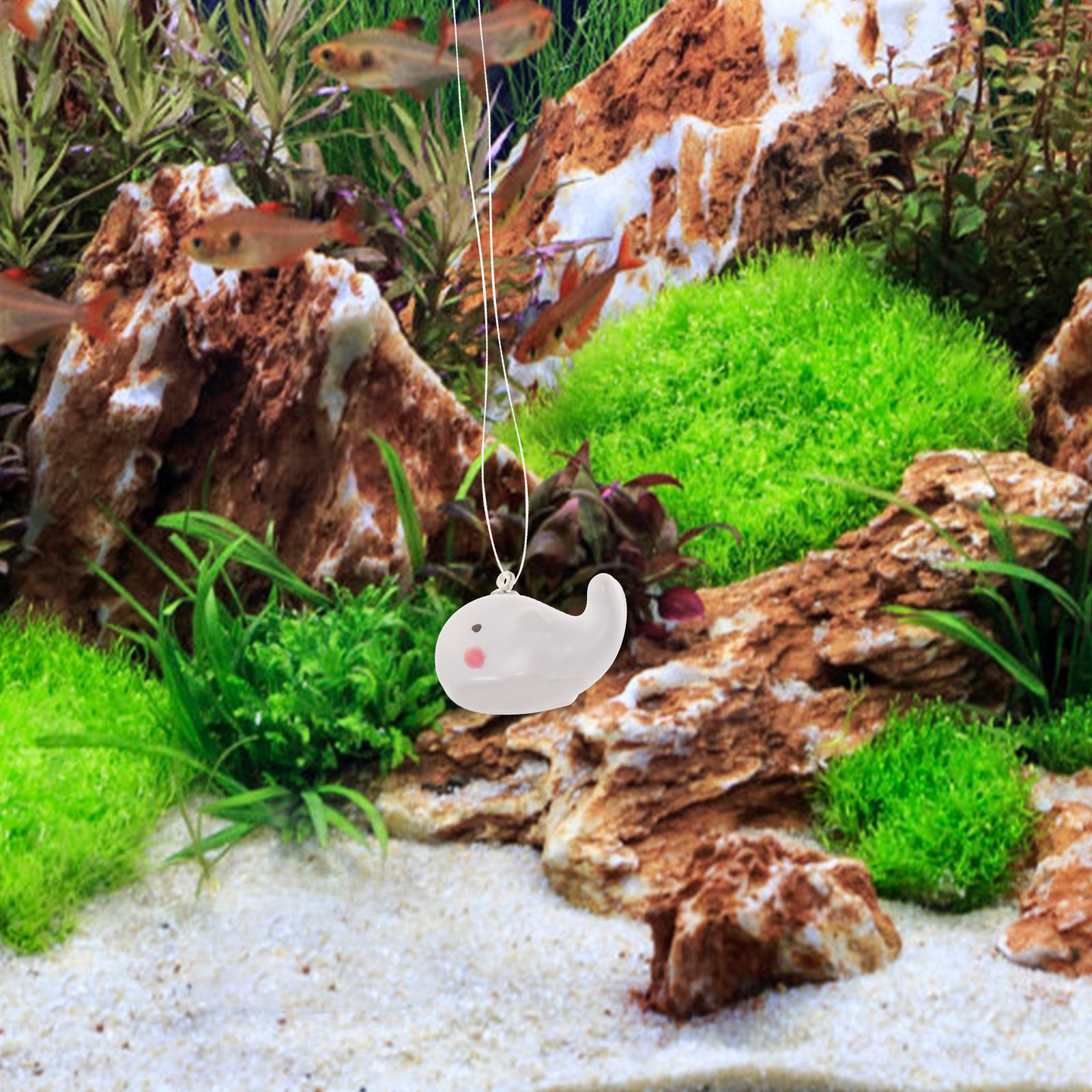 2Pcs Fish Tank Floating Whale  - Marine Aquarium Design recensione e prezzo