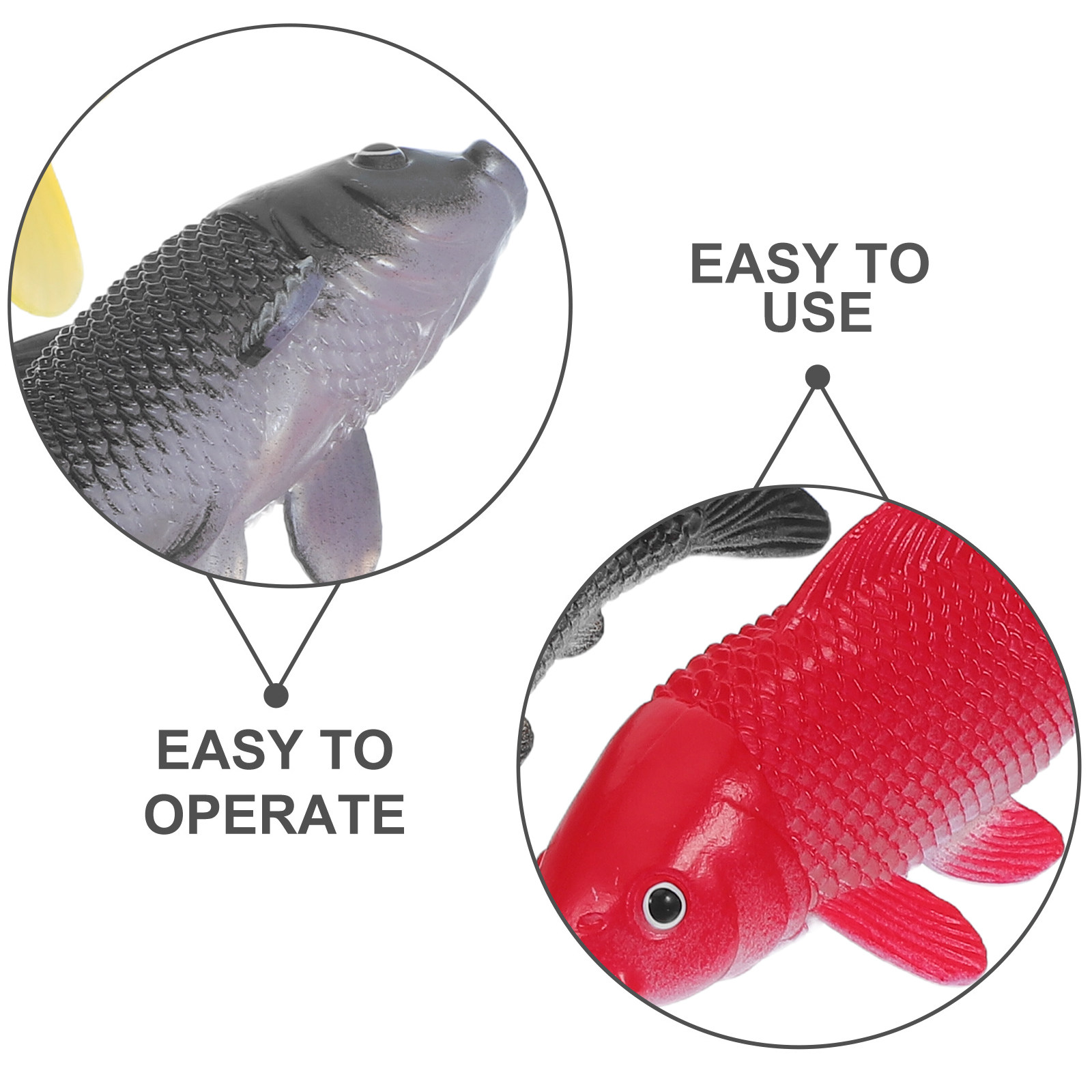 3pcs Fish Crafts Toys Realisti - Marine Aquarium Decorations recensione e prezzo