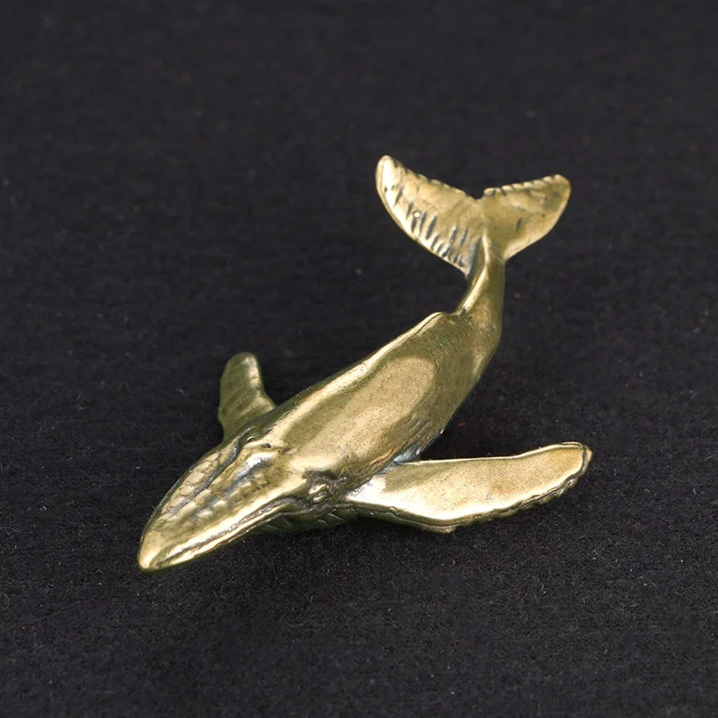 2026 Solid Brass Whale Figurin - Marine Aquarium Decorations recensione e prezzo