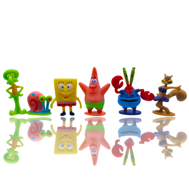 6pcs SpongeBob Fish Tank Decor - Marine Aquarium Decorations recensione e prezzo