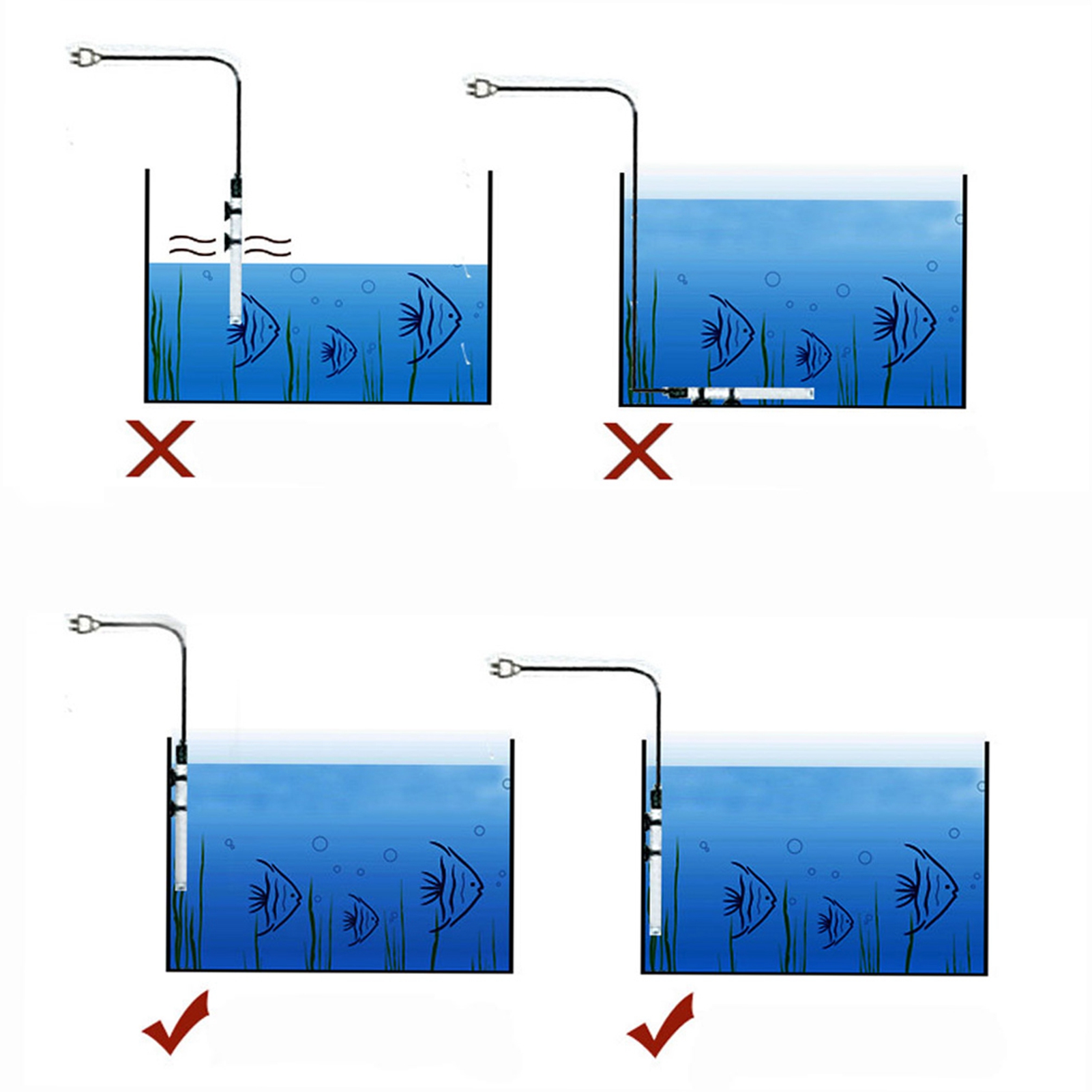 Submersible Heater Heating Rod - Aquarium Marine Lights recensione e prezzo