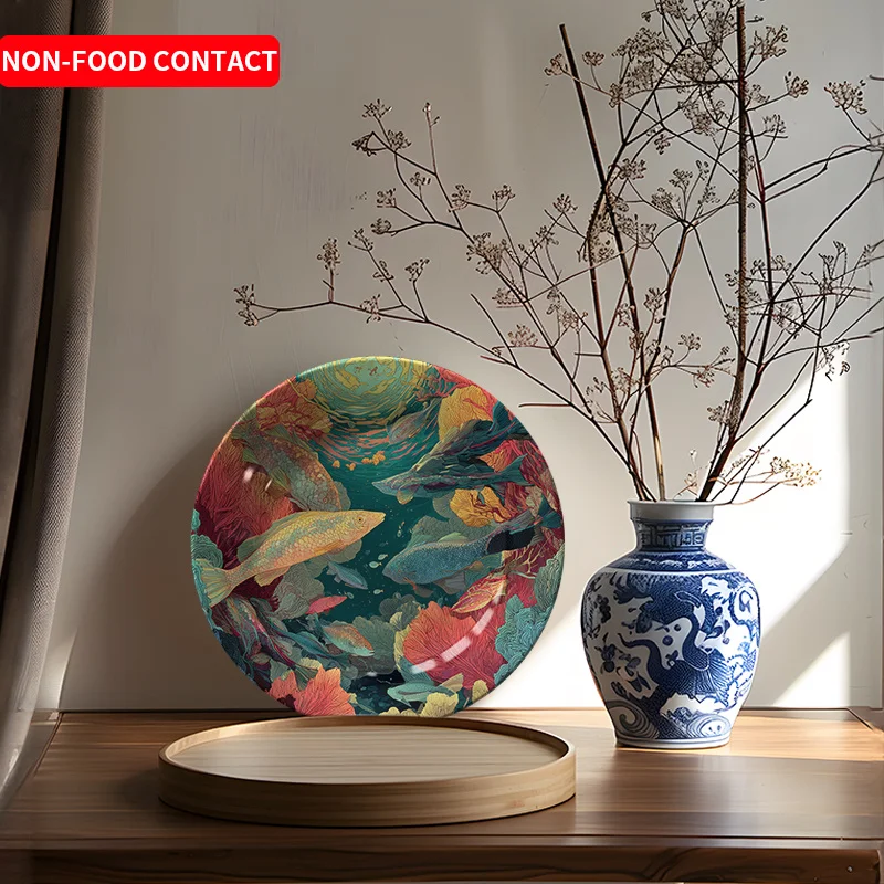 Elegant Ceramic Round Decorati - Marine Aquarium Design recensione e prezzo