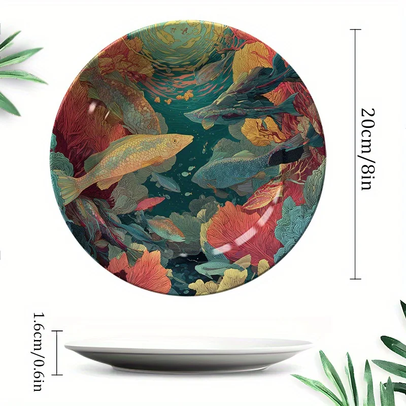 Elegant Ceramic Round Decorati - Marine Aquarium Design recensione e prezzo