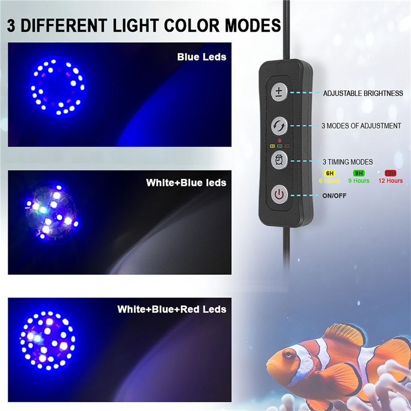 30W Aquarium Fish Tank Sea Wat - Aquarium Marine Lights recensione e prezzo