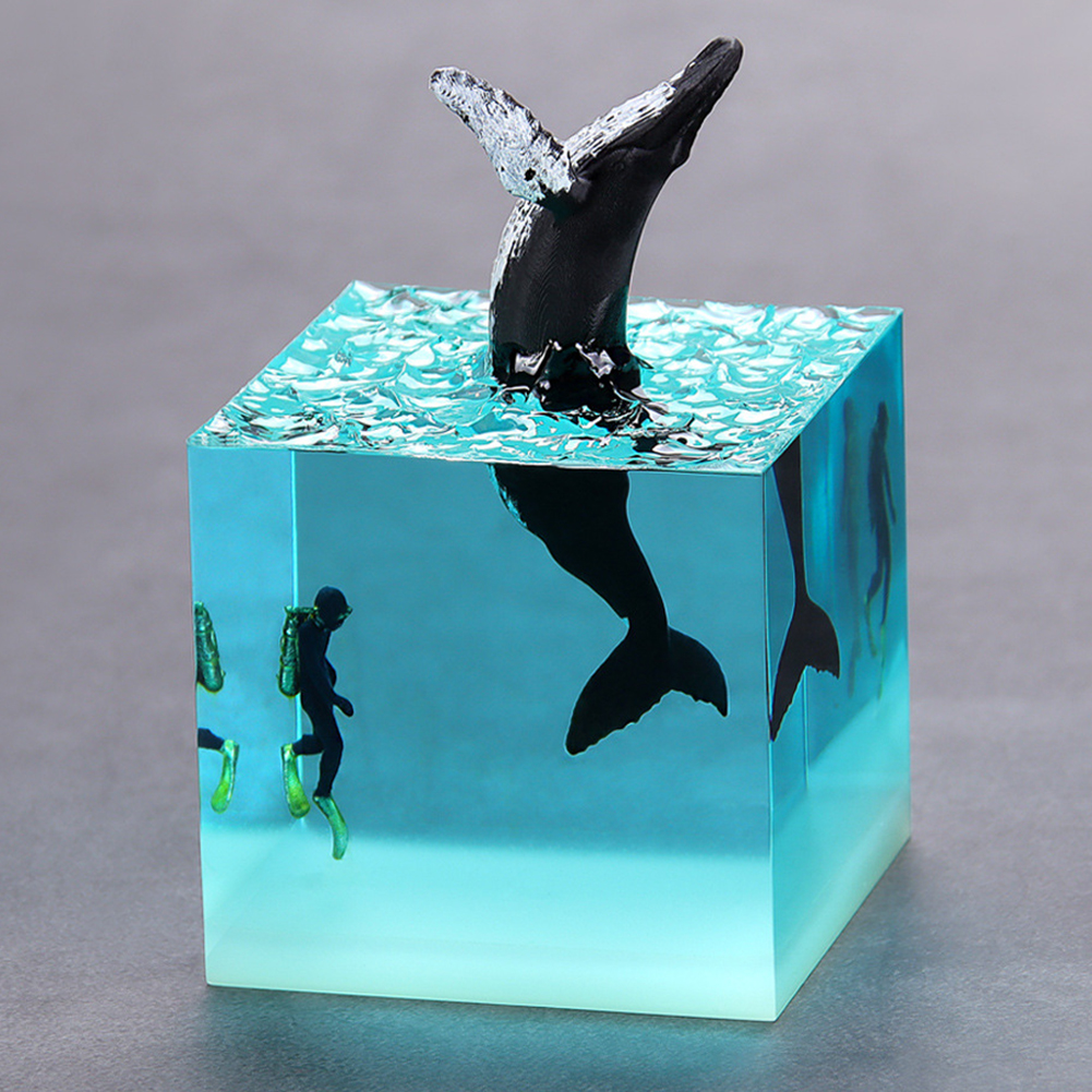 Micro Landscape Whale Diver Mo - Marine Aquarium Decorations recensione e prezzo