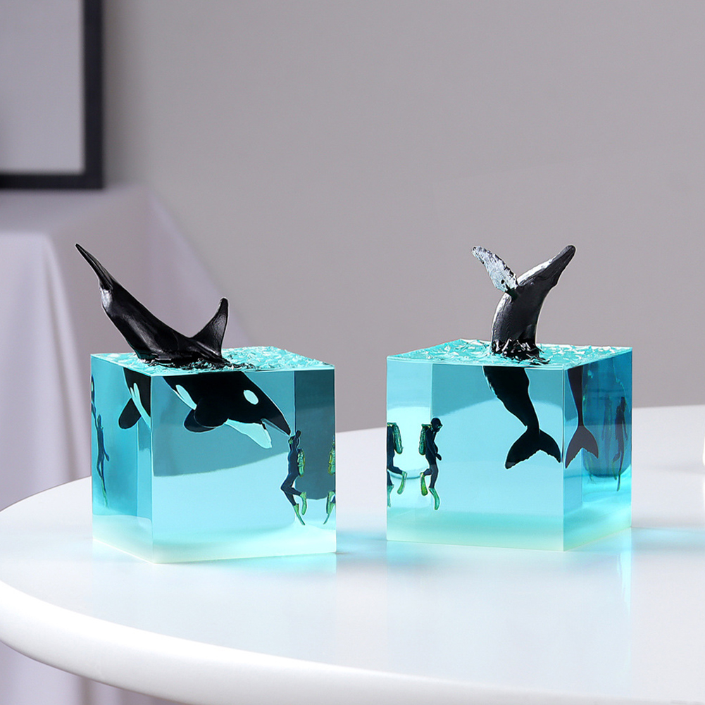 Micro Landscape Whale Diver Mo - Marine Aquarium Decorations recensione e prezzo