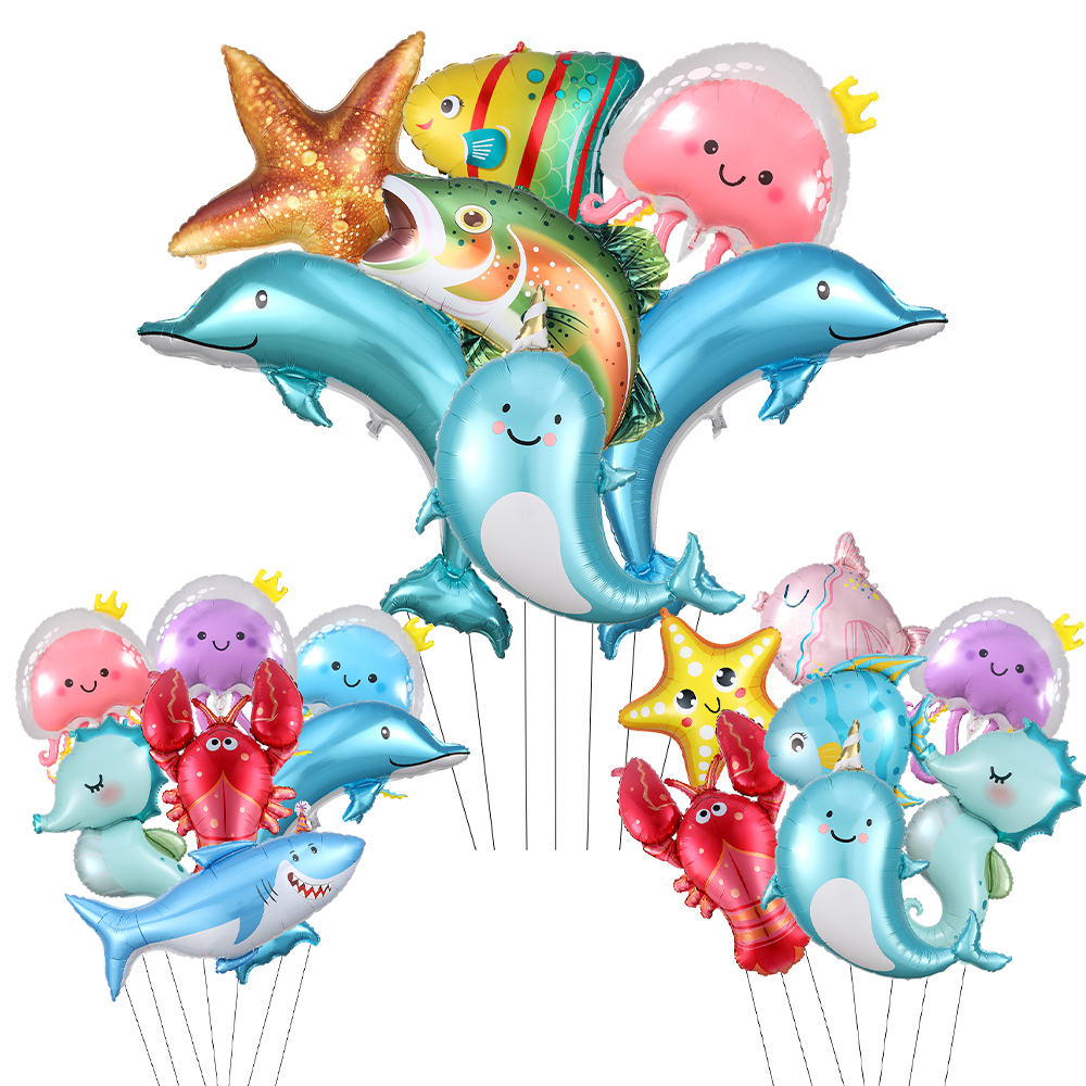 Ocean Animal Balloon Set Dolph - Marine Aquarium Decorations recensione e prezzo