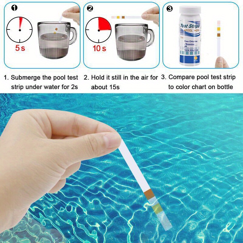 Chlorine PH Test Strips SPA Sw - Marine Aquarium Water Analyzer recensione e prezzo