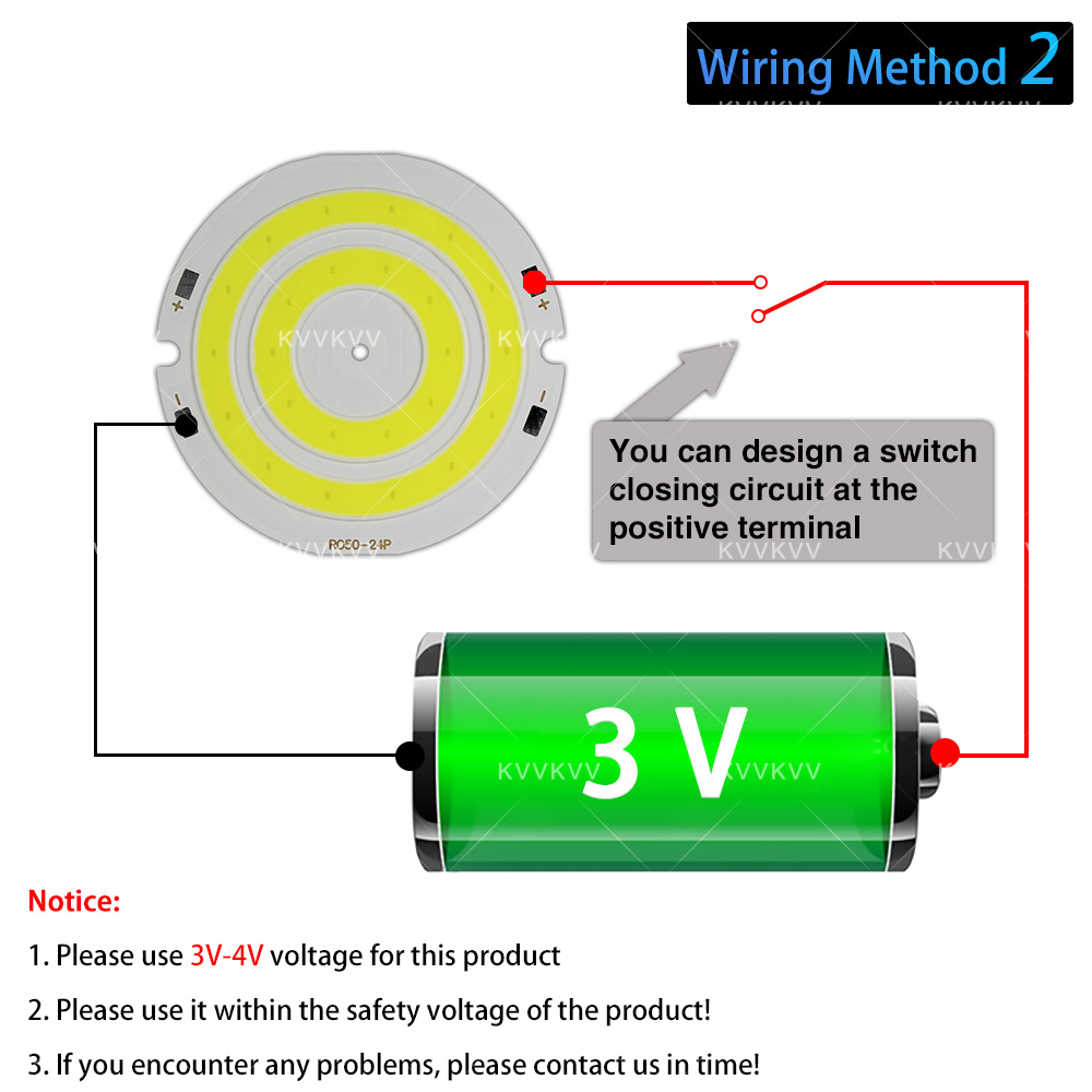 3V 4V Round COB LED Lamp Parts - Aquarium Marine Lights recensione e prezzo