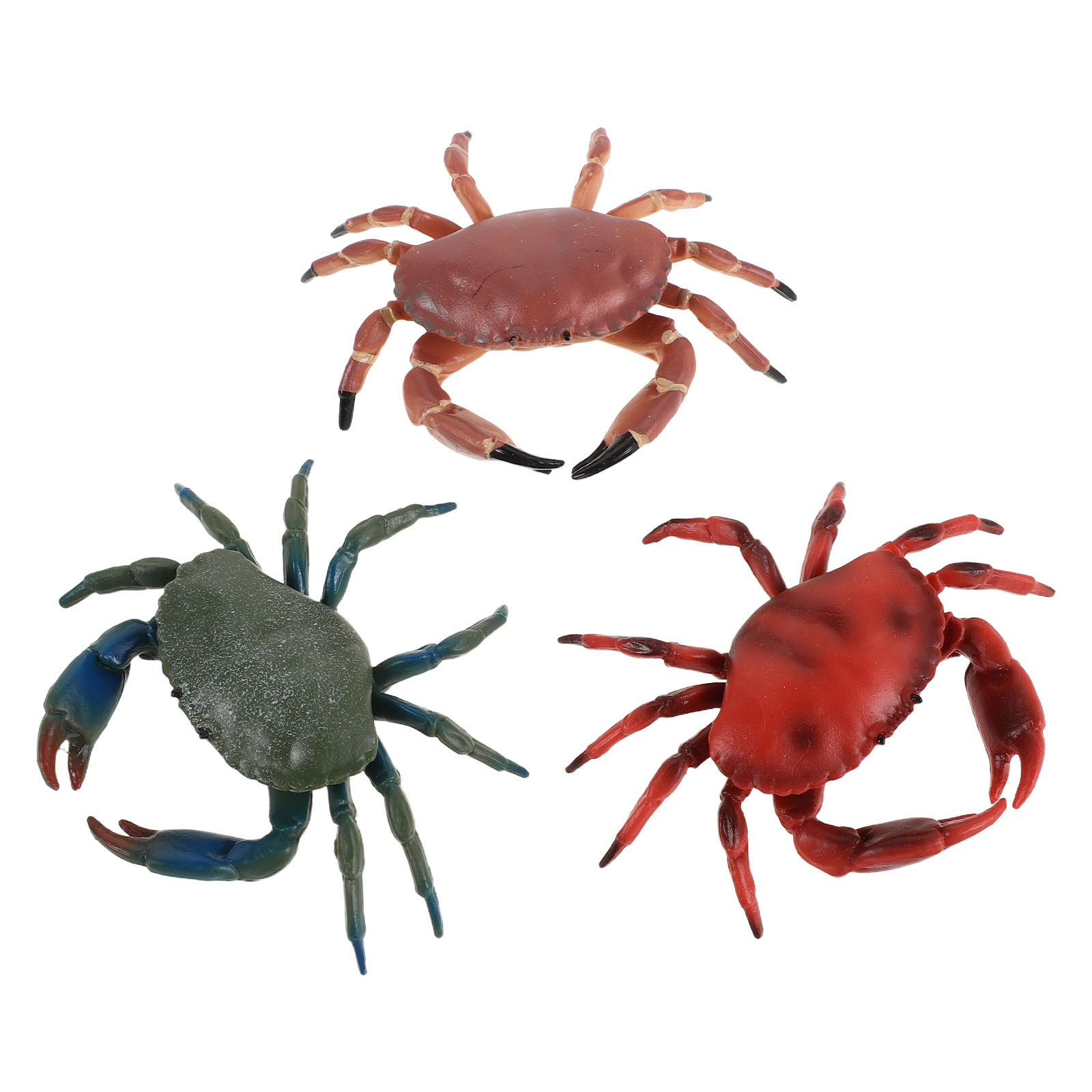 3Pcs Realistic Plastic Crab Fi - Marine Aquarium Decorations recensione e prezzo