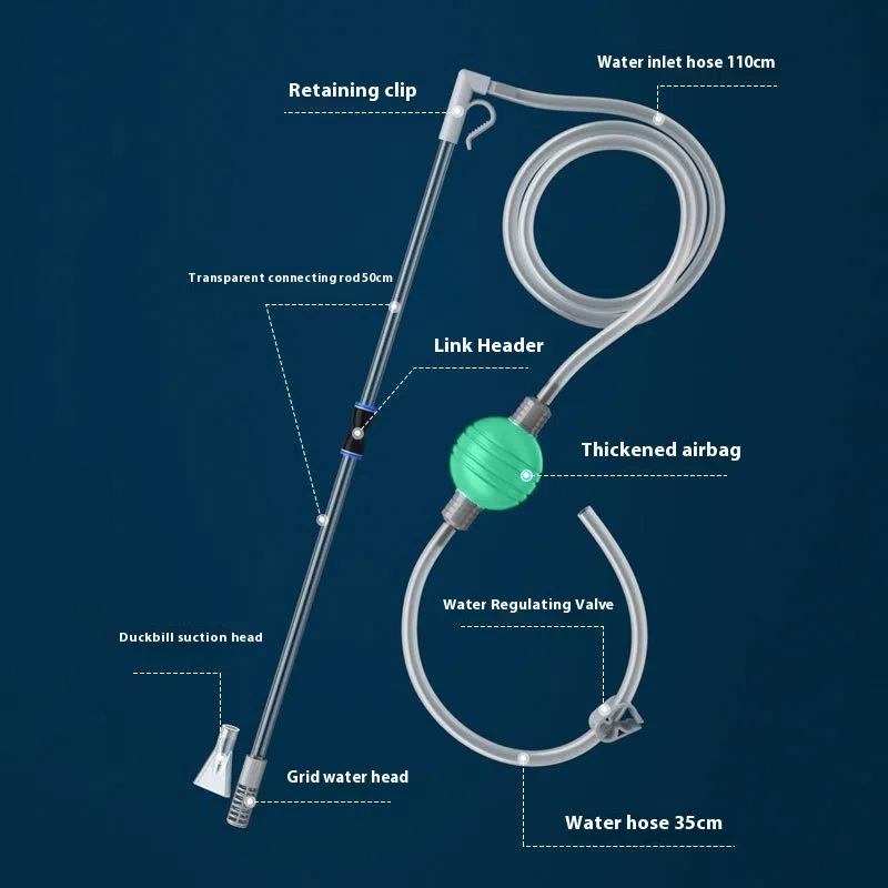Aquarium Gravel Cleaner Syphon - Marine Aquarium Water Change recensione e prezzo