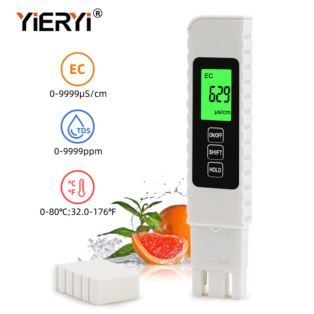 EC TDS Meter With Backlight Wa - Marine Aquarium Water Analyzer recensione e prezzo