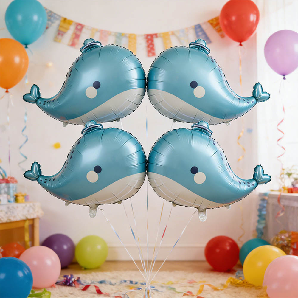 5pcs Cartoon Whale Foil Balloo - Marine Aquarium Decorations recensione e prezzo