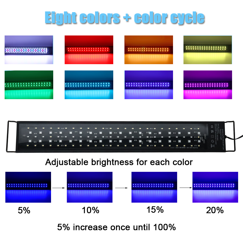 30-60cm Fish Tank 24/7 Full Sp - Aquarium Marine Lights recensione e prezzo