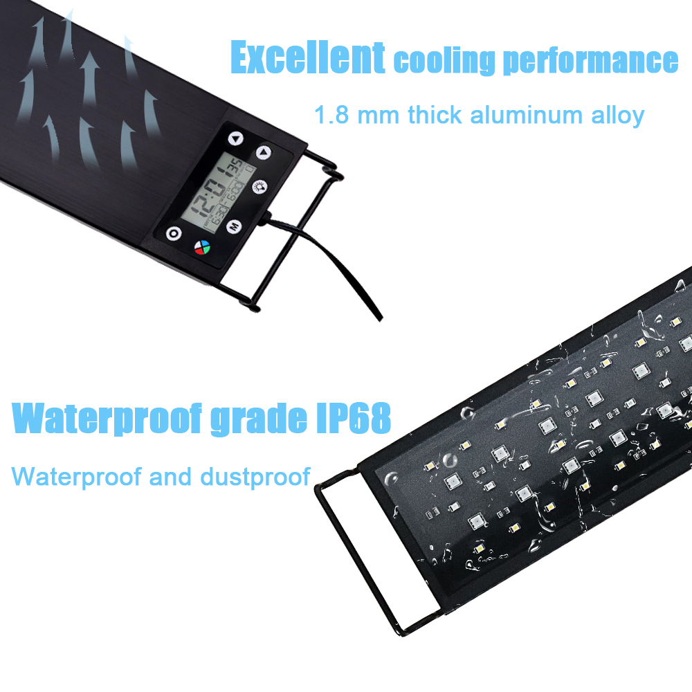 30-60cm Fish Tank 24/7 Full Sp - Aquarium Marine Lights recensione e prezzo