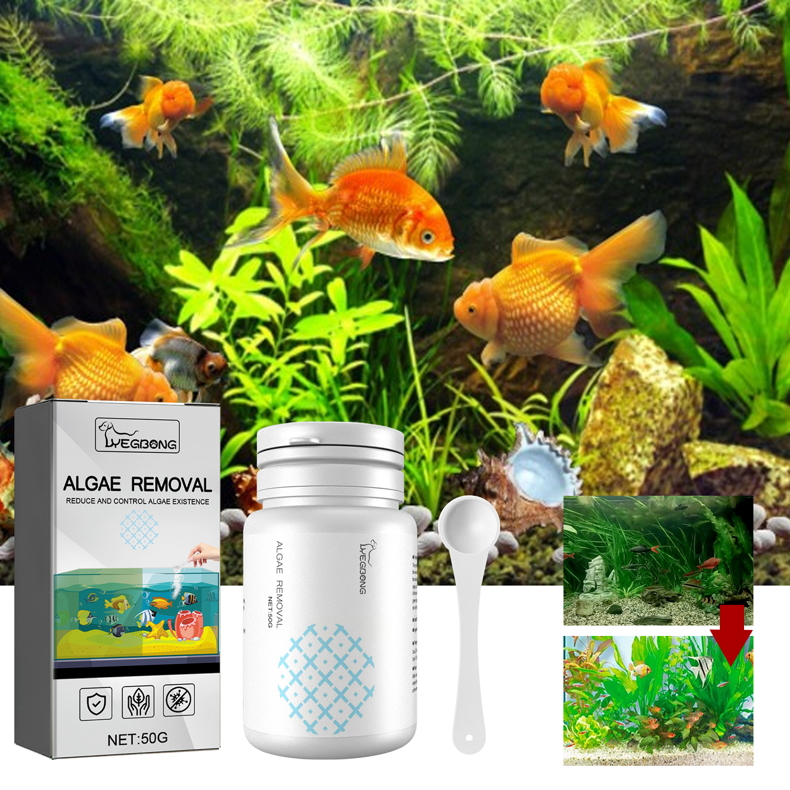 Algae Removal Quickly Removing - Aquarium Marine Salt recensione e prezzo