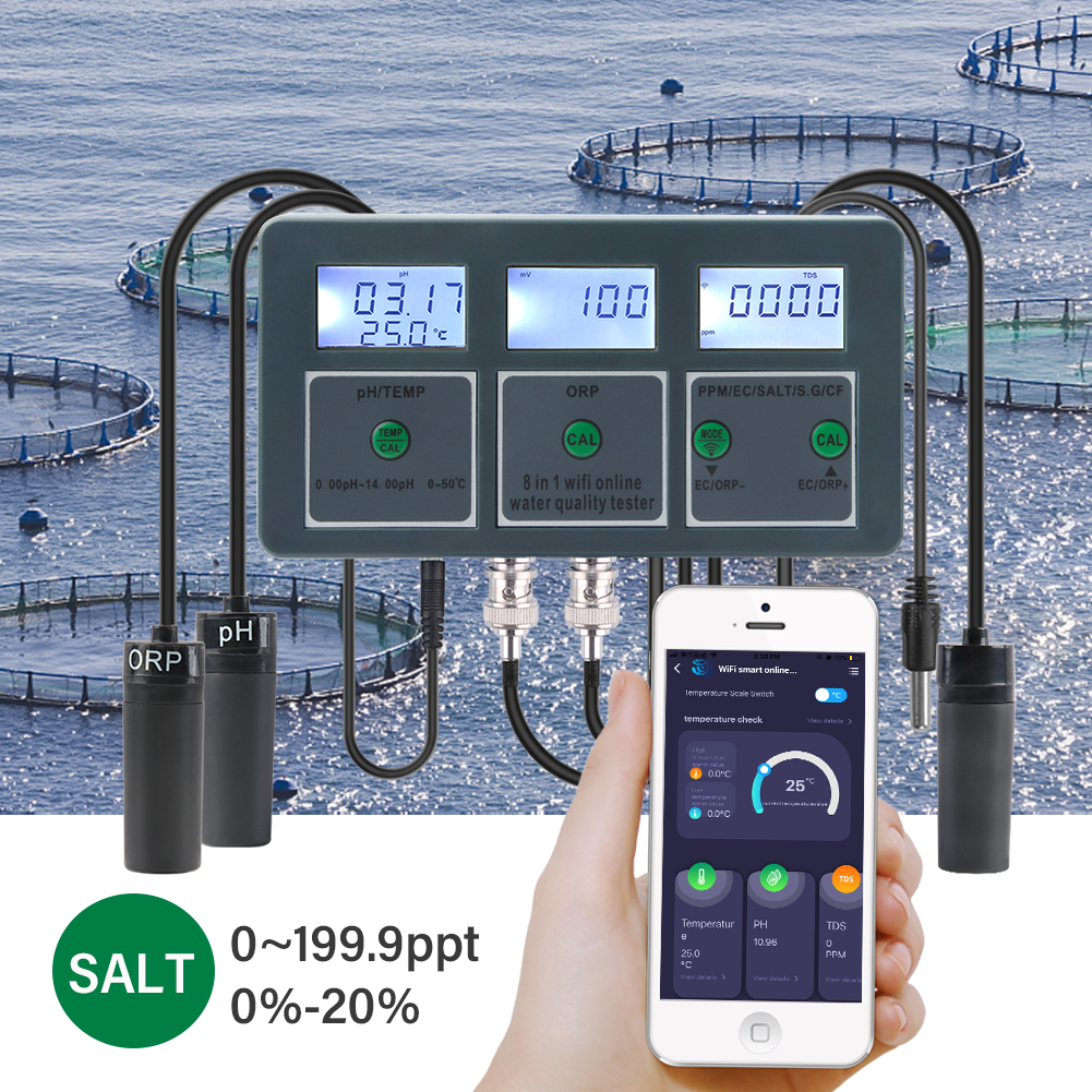 Yieryi WiFi Tuya Smart PH ORP  - Marine Aquarium Water Analyzer recensione e prezzo