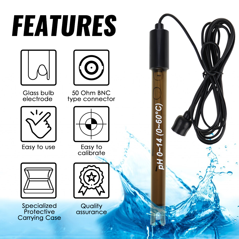 Ph Meter Ph Sonde Pool BNC Typ - Marine Aquarium Water Analyzer recensione e prezzo