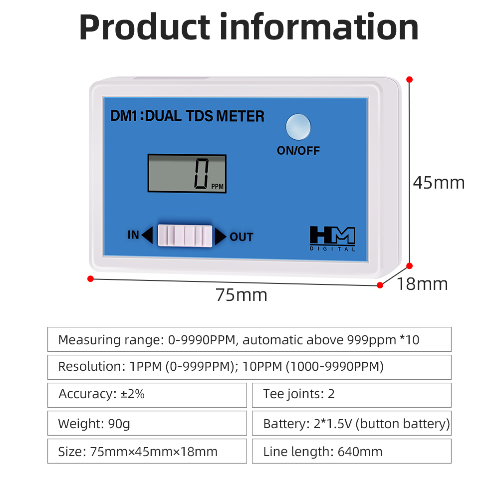 Digital Water Quality Tester D - Marine Aquarium Water Analyzer recensione e prezzo